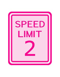 3D Uitsteker op Maat: Speed Limit Cijfer met Stempel
