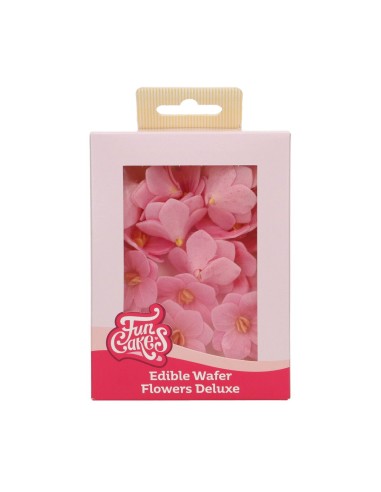 FunCakes Ouwel Bloemen Hortensia Roze Klein -18st-