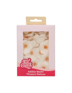 FunCakes Ouwel Bloemen Hortensia Wit Klein -18st-