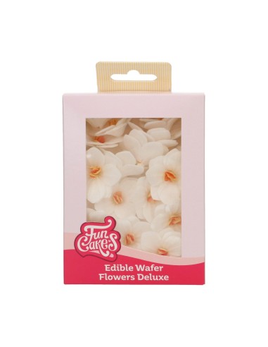 FunCakes Ouwel Bloemen Hortensia Wit Klein -18st-