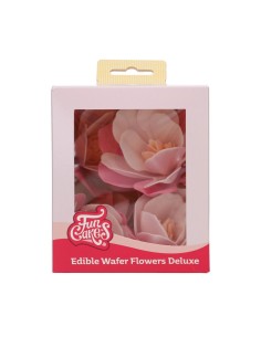 FunCakes Ouwel Bloemen Magnolia Roze Groot -6st-