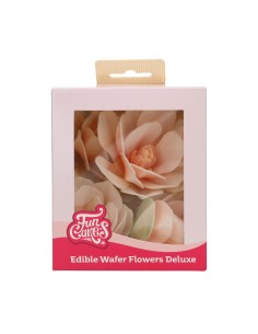 FunCakes Ouwel Bloemen Magnolia Wit/Pastel Groot -6st-