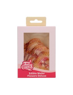 FunCakes Ouwel Bloemen Orchidee Goudbruin Medium -10st-
