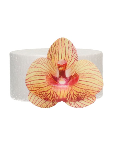 FunCakes Ouwel Bloemen Orchidee Goudbruin Medium -10st-