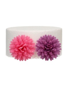 FunCakes Ouwel Bloemen Pompom/Margriet Mix Medium -12st- 2