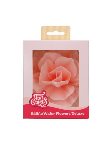 FunCakes Ouwel Bloemen Rose Pastella Roze Groot -1st-