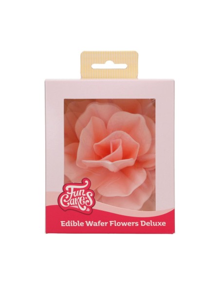 FunCakes Ouwel Bloemen Rose Pastella Roze Groot -1st-