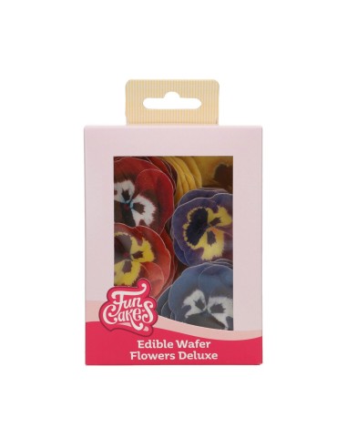 FunCakes Ouwel Bloemen Viool Mix Klein -30st-