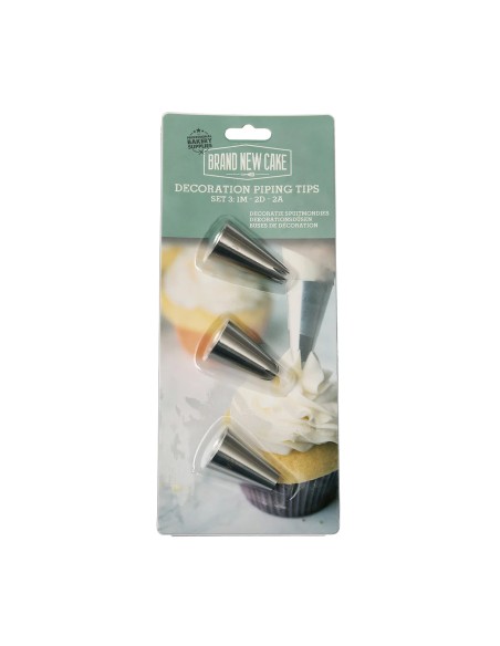BrandNewCake Spuitmondjes Set Groot -3st-