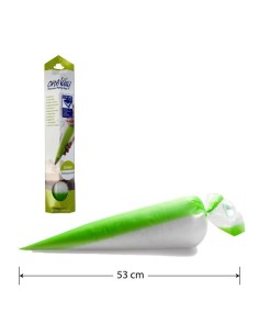 Oneway Wegwerp Spuitzakken Groen 53x28cm -12st-