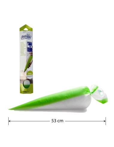 Oneway Wegwerp Spuitzakken Groen 53x28cm -12st-