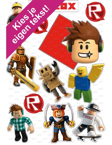 DIY Taarttopper Roblox 1 - 13cm