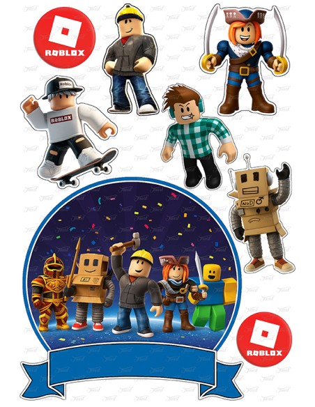 DIY Taarttopper Roblox 2 - 16cm