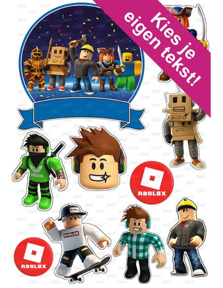 DIY Taarttopper Roblox 2 - 13cm