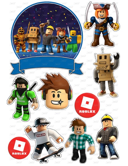 DIY Taarttopper Roblox 2 - 13cm