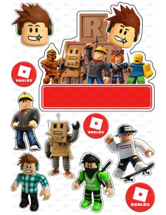 DIY Taarttopper Roblox 3 - 16cm 2