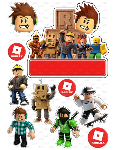 DIY Taarttopper Roblox 3 - 16cm