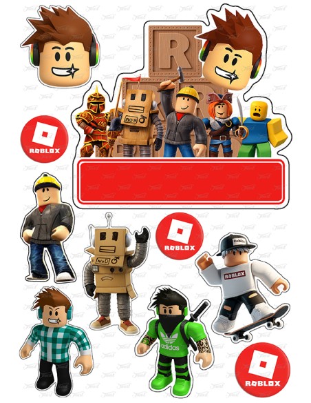 DIY Taarttopper Roblox 3 - 16cm