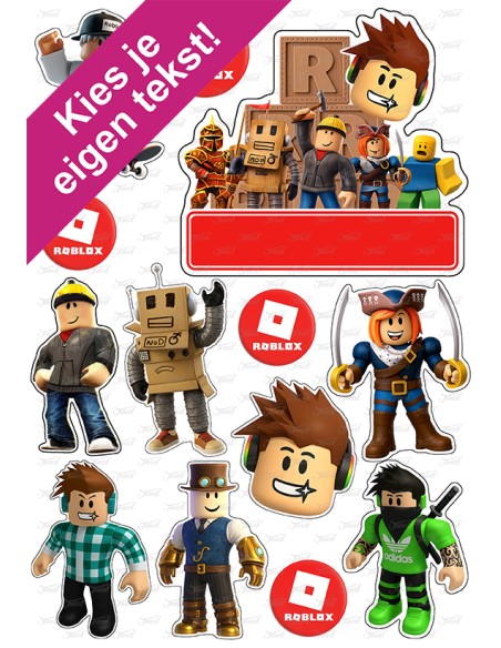 DIY Taarttopper Roblox 3 - 13cm