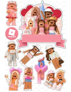 DIY Taarttopper Roblox Girls 1 - 16cm 2