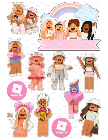 DIY Taarttopper Roblox Girls 2 - 13cm