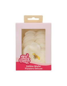 FunCakes Ouwel Bloemen Orchidee Wit Medium -10st-