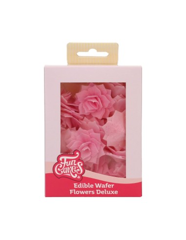 FunCakes Ouwel Bloemen Rose Rosalia Roze Medium -15st-