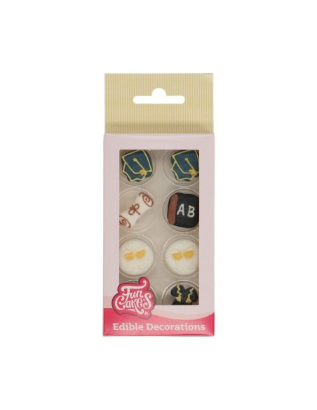 FunCakes Suikerdecoratie Geslaagd -8st-