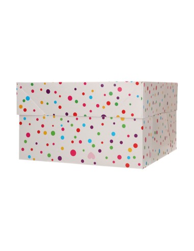 FunCakes Taartdoos Confetti 25x25x15cm -1st-