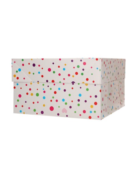 FunCakes Taartdoos Confetti 25x25x15cm -1st-