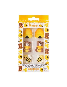 Decora Suikerdecoratie Honing -6st-