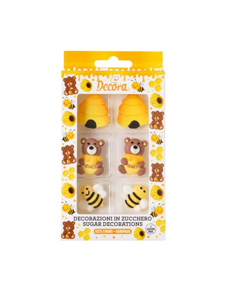 Decora Suikerdecoratie Honing -6st-