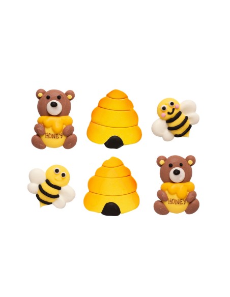 Decora Suikerdecoratie Honing -6st-