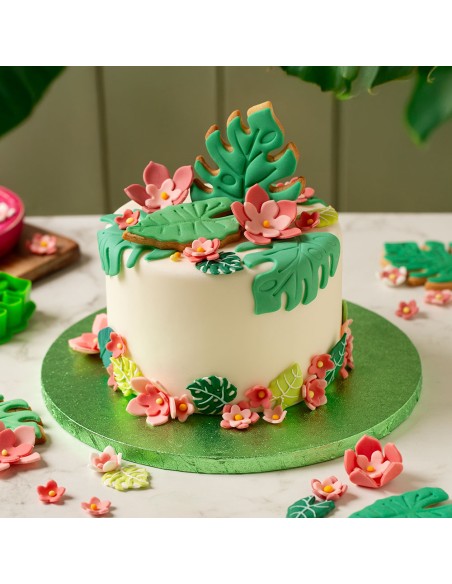 Decora Suikerdecoratie Tropische Bladeren -6st-