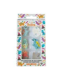 Decora Suikerdecoratie Dino -6st-