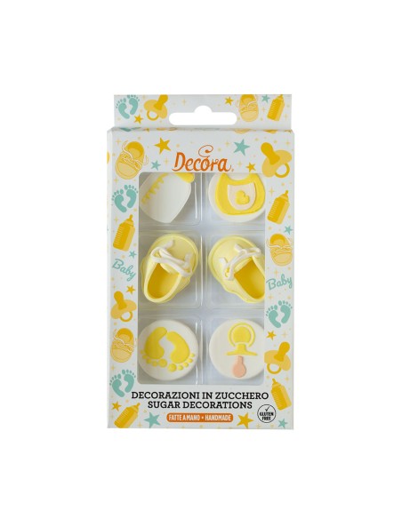 Decora Suikerdecoratie Baby Party -6st-
