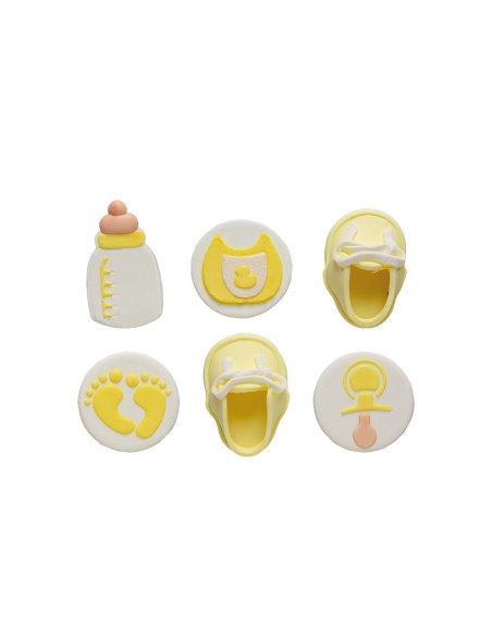 Decora Suikerdecoratie Baby Party -6st-