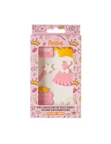 Decora Suikerdecoratie Prinses -6st-