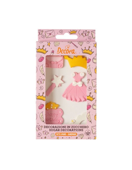 Decora Suikerdecoratie Prinses -6st-