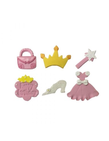 Decora Suikerdecoratie Prinses -6st-