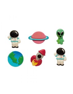 Decora Suikerdecoratie Universum -6st- 2