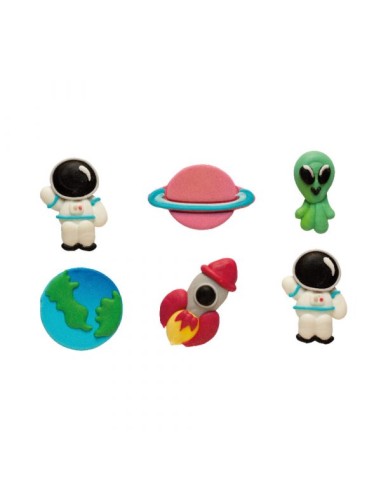 Decora Suikerdecoratie Universum -6st-