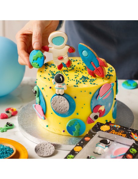 Decora Suikerdecoratie Universum -6st-