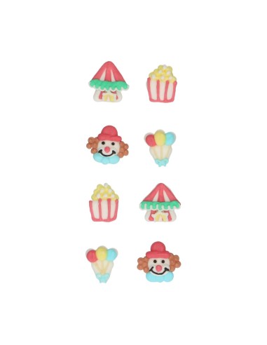 FunCakes Suikerdecoratie Circus -12st-