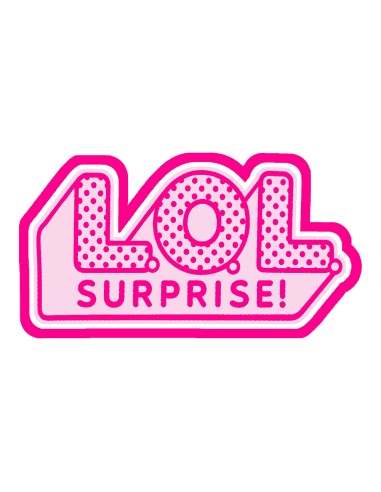 3D Uitsteker op Maat: LOL Surprise - Logo met Stempel