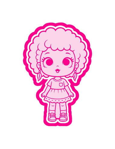 3D Uitsteker op Maat: LOL Surprise - Figuur 1 met Stempel