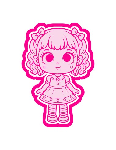 3D Uitsteker op Maat: LOL Surprise - Figuur 2 met Stempel