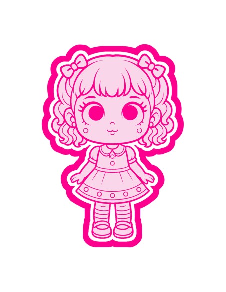 3D Uitsteker op Maat: LOL Surprise - Figuur 2 met Stempel