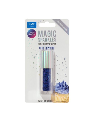 PME Magic Sparkles Eetbare Glitters Sapphire Blue -3gr-