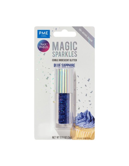 PME Magic Sparkles Eetbare Glitters Sapphire Blue -3gr-